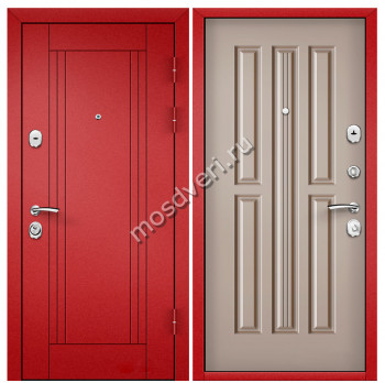 Красная входная дверь в квартиру KVD-12 - купить от производителя Мосдвери Красная входная дверь в квартиру KVD-12
