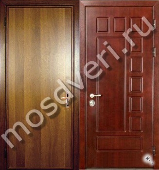 Дверь входная стандартная с ламинатом и МДФ - купить от производителя Мосдвери Дверь входная стандартная с ламинатом и МДФ